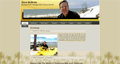 Desktop Screenshot of davemcbride.com